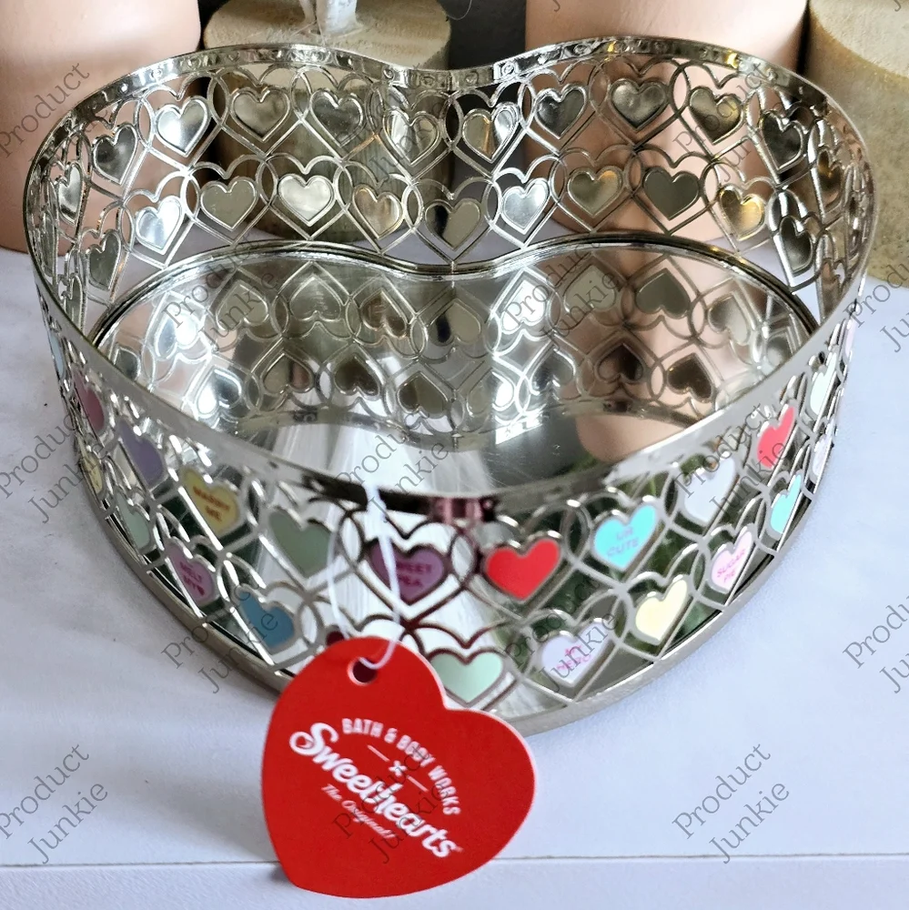 Limited Edition Sweethearts × Bath & Body Works Vanity Heart Mirror Tray
